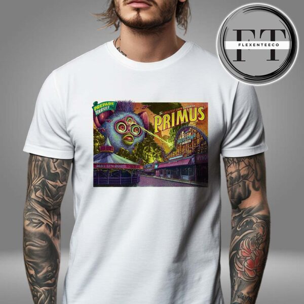 Primus Sessanta V2.0 PNC At Bank Arts Center In Holmdel NJ On May 17 2025 Unisex T-Shirt