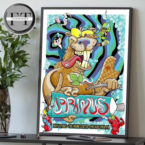Primus Sessanta V2.0 TD Pavilion At The Mann Center In Philadelphia PA On May 15 2025 Home Decor Poster Canvas