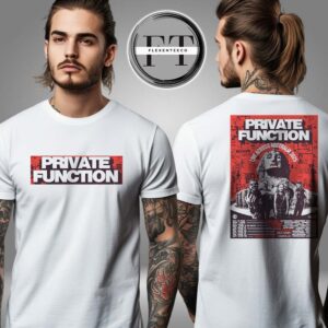 Private Function Live Across Australia 2025 Schedule Two Sided Unisex T-Shirt