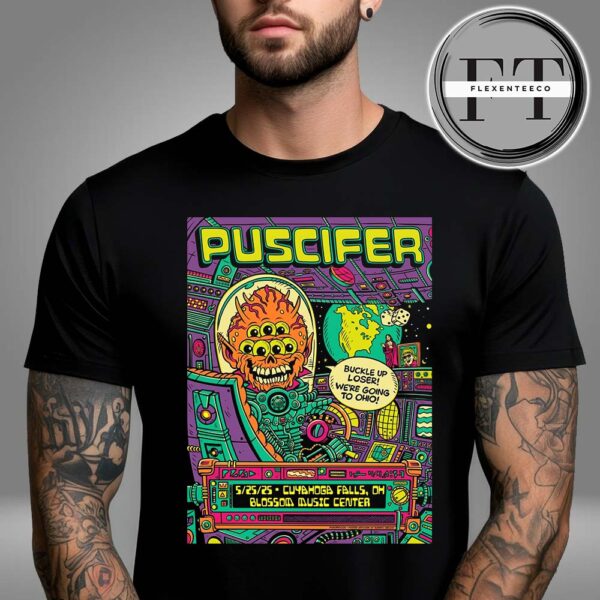 Puscifer Sessanta V2.0 At Blossom Music Center In Cuyahoga Falls OH On May 25 2025 Unisex T-Shirt