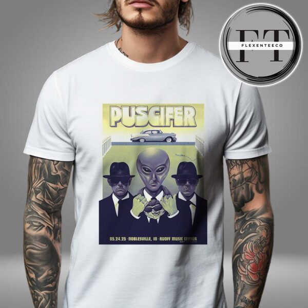 Puscifer Sessanta V2.0 At Ruoff Music Center In Noblesville IN On May 24 2025 Unisex T-Shirt