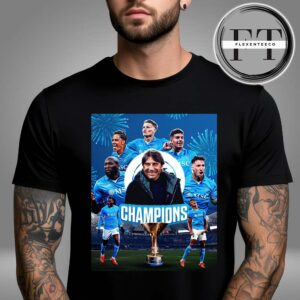 SSC Napoli Is The Champions Scudetto Serie A 2024-2025 Campioni d’Italia Unisex T-Shirt