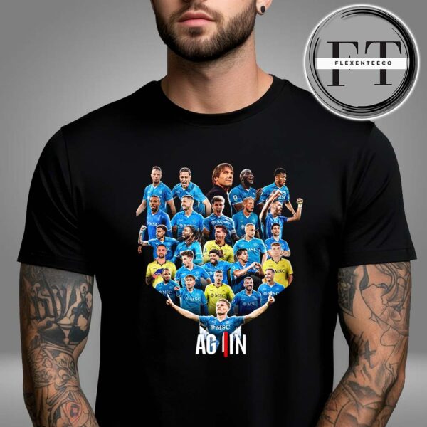 SSC Napoli Reached Champions Scudetto Serie A 2024-2025 Campioni d’Italia Unisex T-Shirt