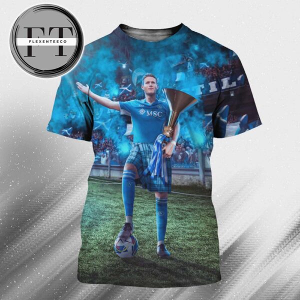SSC Napoli Wins The Serie A Championship For 2024–2025 Campioni d’Italia All Over Print Shirt