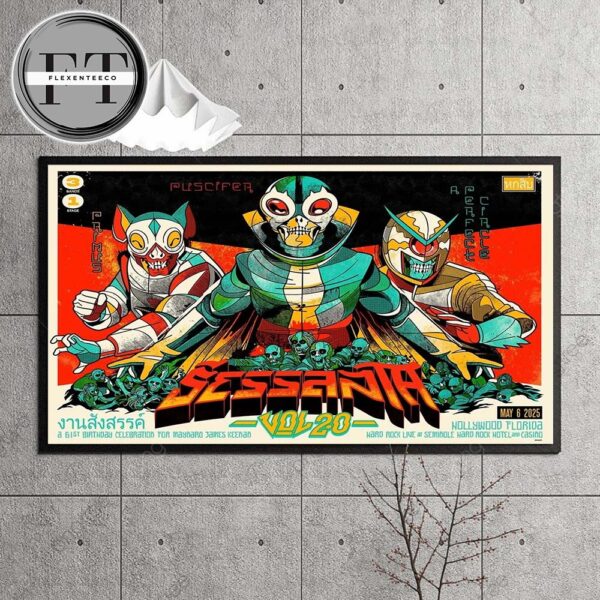 Sessanta V2.0 At Hard Rock Live In Hollywood FL On May 6 2025 Home Decor Poster Canvas