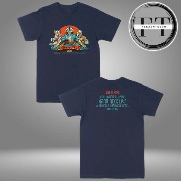 Sessanta V2.0 At Hard Rock Live In Hollywood FL On May 6 2025 Two Sided Unisex T-Shirt