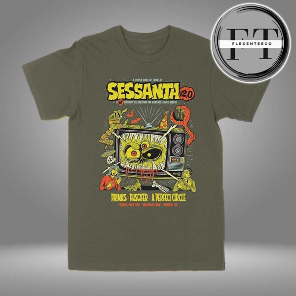 Sessanta V2.0 At Walmart AMP Rogers Ar On Firday May 2nd 2025 A 61st Birthday Celebration For Maynard James Keenan Unisex T-Shirt