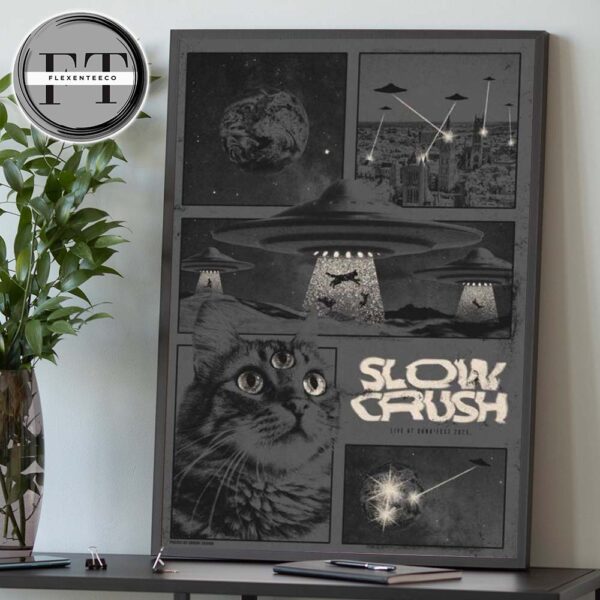 Slow Crush Live At Dunk! Fest 2025 Home Decor Poster Canvas