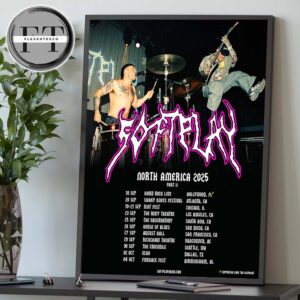 Soft Play North America Tour 2025 Schedule Home Decor Poster Canvas