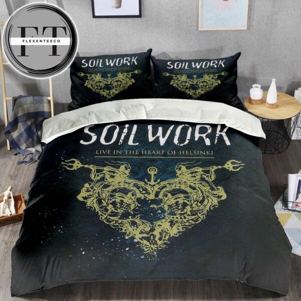 Soilwork Live In The Heart Of Helsinki Album Cover Bedding Set