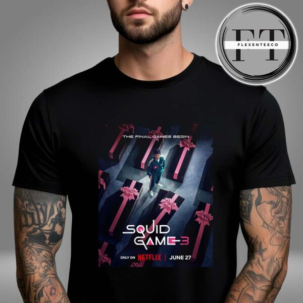 Squid Game 3 The Final Games Begin Released On June 27 2025 Unisex T-Shirt