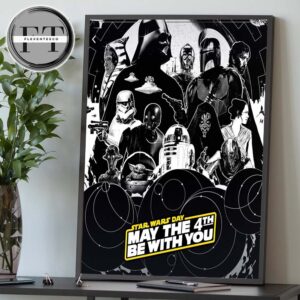 Star Wars Day May The 4th Be With You Home Decor Poster Canvas