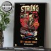Strung Out At Cobra Lounge In Chicago IL On July 1 2025 55 Years Anniversary Tour Home Decor Poster Canvas