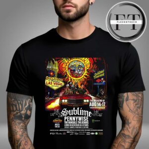 Sublime At Las Vegas Nevada On Aug 14-17 2025 Line Up Tour Unisex T-Shirt