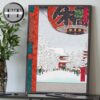 Takashi Murakami Japonisme Full Circle At Gagosian New York On May 8 Through July 12 2025 Snowy Day At Kaminarimon Gate Home Decor Poster Canvas