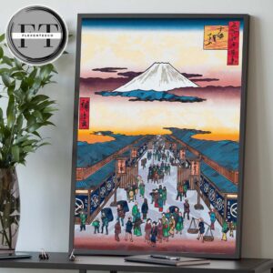 Takashi Murakami Japonisme Full Circle At Gagosian New York On May 8 Through July 12 2025 Toward Mount Fuji Home Decor Poster Canvas