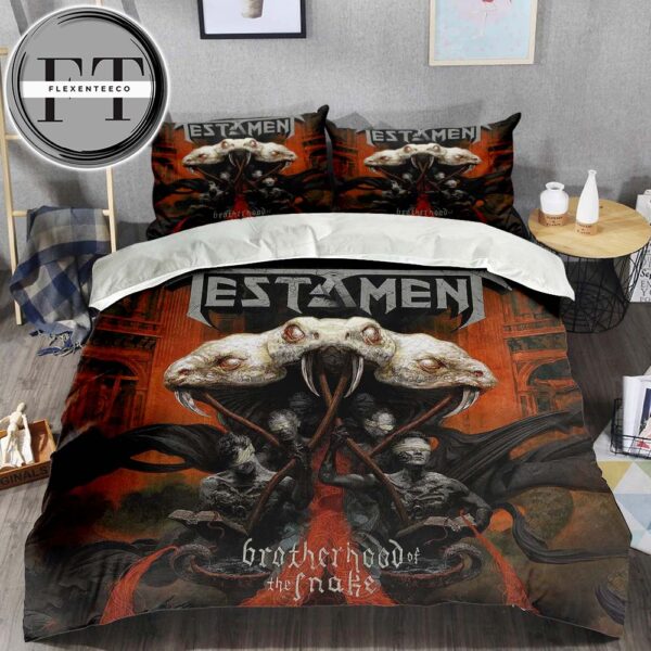 Testament Brotherhood Of The Snake Album Cover Bedding Set