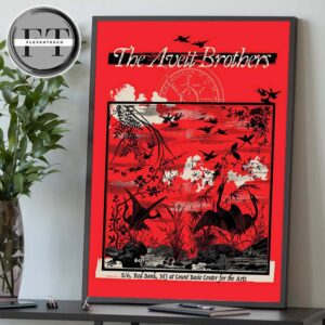 The Avett Brothers At Count Basie Center Red Bank On May 6 2025 Home Decor Poster Canvas