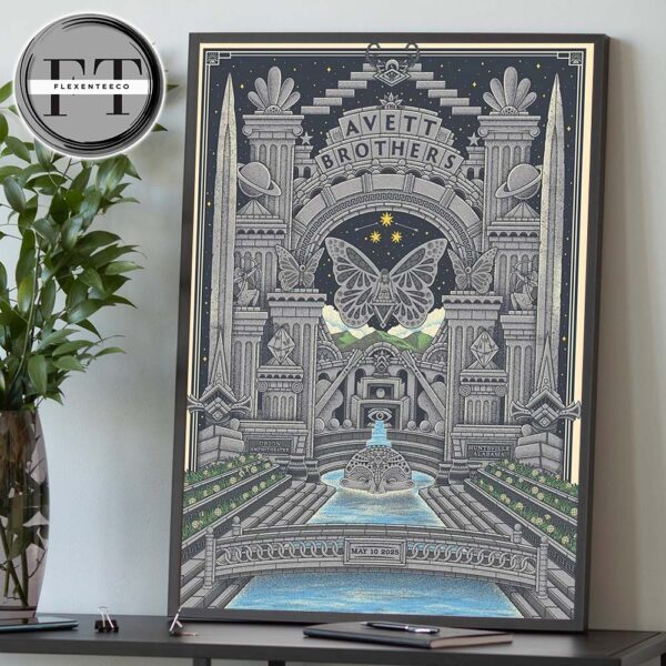 The Avett Brothers At The Orion Amphitheater In Huntsville AL On May 10 2025 Home Decor Poster Canvas