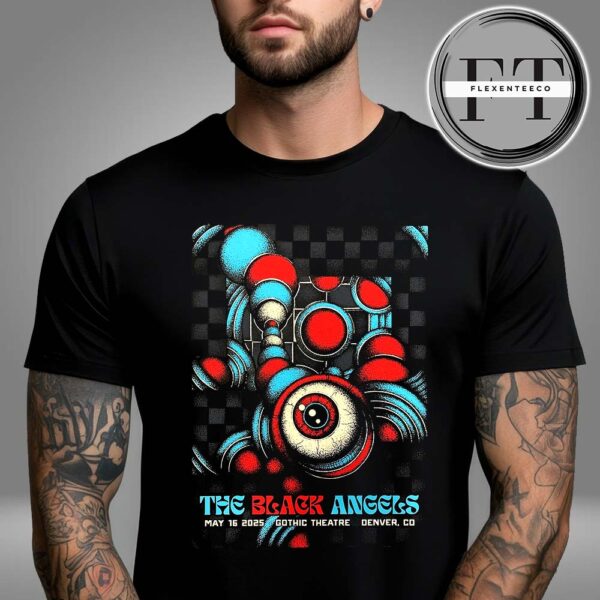 The Black Angels At Gothic Theatre In Englewood CO On May 16 2025 Unisex T-Shirt