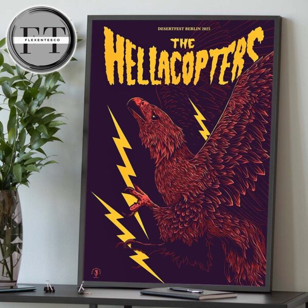The Hellacopters At Desertfest Berlin 2025 Home Decor Poster Canvas
