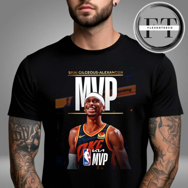 The NBA MVP Title For The 2024-25 Season Was Awarded To Shai Gilgeous-Alexander From The Oklahoma City Thunder Unisex T-Shirt