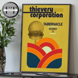 Thievery Corporation At Tabernacle In Atlanta CA On December 13 2025 Home Decor Poster Canvas