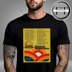 Thievery Corporation North American Tour 2025 Schedule Unisex T-Shirt
