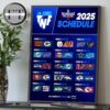 Philadelphia Eagles Versus Kansas City Chiefs Super Bowl Rematch In Week 2 On September 13 2025 NFL Schedule Home Decor Poster Canvas