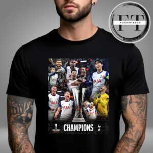 Tottenham Hotspur Is The UEFA Europa League Champions 2025 Their First Major Trophy In 17 Years Unisex T-Shirt