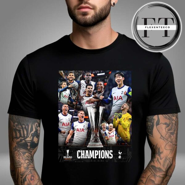 Tottenham Hotspur Is The UEFA Europa League Champions 2025 Their First Major Trophy In 17 Years Unisex T-Shirt