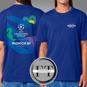 UEFA Champions League Final 2025 Munich 25 UCL Final Decorative Event Two Sided Unisex T-Shirt