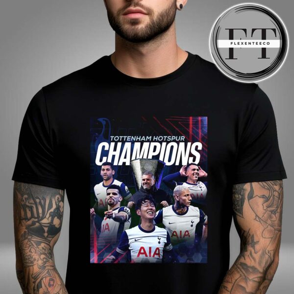 UEFA Europa League Champions 2025 The Tottenham Hotspur Unisex T-Shirt