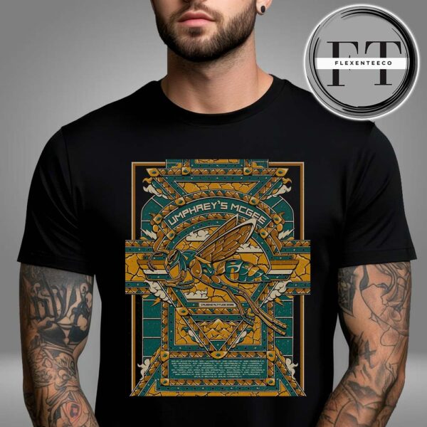 Umphrey’s Mcgee Cruising Altitude Tour 2025 Schedule Poster Art Unisex T-Shirt