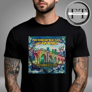 Widespread Panic Show At Allianz Amphitheater In Riverfront Richmond VA On  September 12-13 2025 Unisex T-Shirt