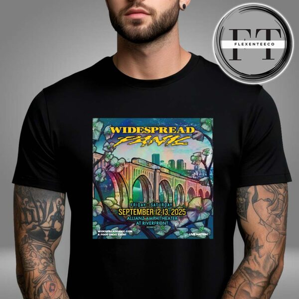 Widespread Panic Show At Allianz Amphitheater In Riverfront Richmond VA On  September 12-13 2025 Unisex T-Shirt