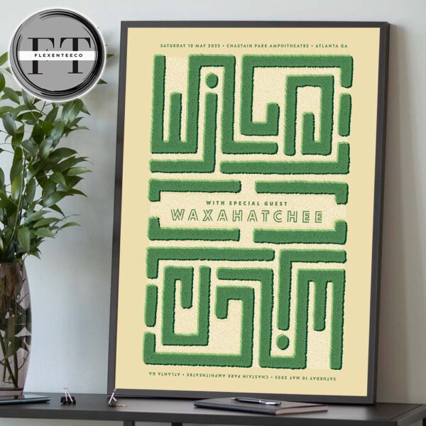 Wilco At Chastain Park Amphitheatre In Atlanta GA On May 10 2025 Home Decor Poster Canvas