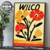Wilco The Pavilion At Toyota Music Factory In Irving TX May 7 2025 Home Decor Poster Canvas