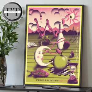 Wilco The Pavilion At Toyota Music Factory In Irving TX May 7 2025 Home Decor Poster Canvas