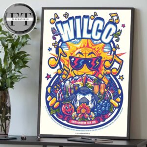 Willco South American Tour 2025 Schedule Home Decor Poster Canvas