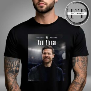 Xabi Alonso Welcome To Real Madrid As New Head Coach Unisex T-Shirt