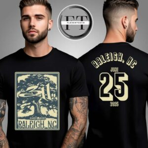 311 Band At Red Hat Amphitheater In Raleigh NC On June 25 2025 Two Sided Unisex T-Shirt