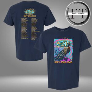 311 Band Unity Tour 2025 Peacock Two Sided Unisex T-Shirt