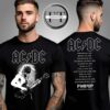 AC DC Angus Electric PWR UP Tour T-Shirt Two Sided Unisex T-Shirt