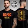 AC DC PWR UP World Tour T-Shirt Two Sided Unisex T-Shirt