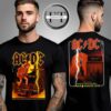 AC DC Prague PWR UP Tour T-shirt Two Sided Unisex T-Shirt
