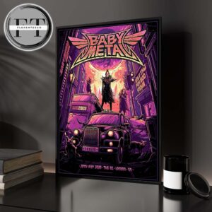 Babymetal UK And Europe Arena Tour At The 02 In London UK On May 30th 2025 Only The Fox God Knows Home Decor Poster Canvas