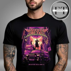 Babymetal UK And Europe Arena Tour At The 02 In London UK On May 30th 2025 Only The Fox God Knows Unisex T-Shirt
