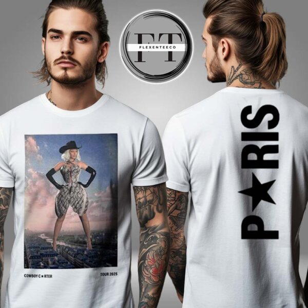 Beyonce Cowboy Paris, Stade de France 2025 Tee Two Sided Unisex T-Shirt