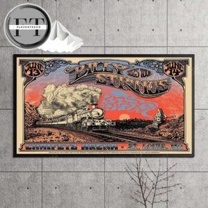 Billy Strings 2025 Tour At Chaifetz Arena In St.Louis MO On June 13-14 2025 Home Decor Poster Canvas